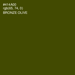 #414A00 - Bronze Olive Color Image