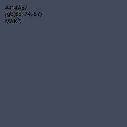 #414A57 - Mako Color Image