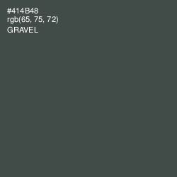 #414B48 - Gravel Color Image