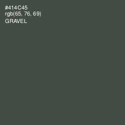 #414C45 - Gravel Color Image