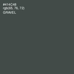 #414C48 - Gravel Color Image