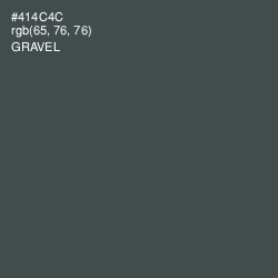 #414C4C - Gravel Color Image