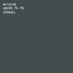 #414C4E - Gravel Color Image