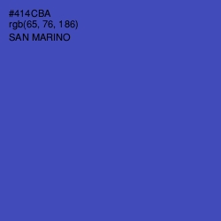 #414CBA - San Marino Color Image