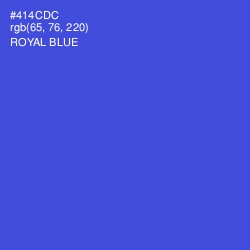 #414CDC - Royal Blue Color Image