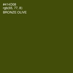 #414D08 - Bronze Olive Color Image