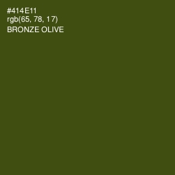 #414E11 - Bronze Olive Color Image