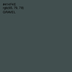 #414F4E - Gravel Color Image