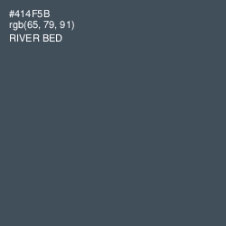 #414F5B - River Bed Color Image