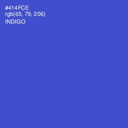 #414FCE - Indigo Color Image