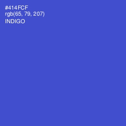 #414FCF - Indigo Color Image