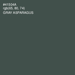 #41504A - Gray Asparagus Color Image