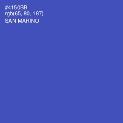 #4150BB - San Marino Color Image