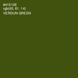 #41510E - Verdun Green Color Image