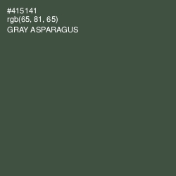 #415141 - Gray Asparagus Color Image