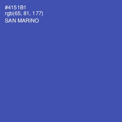 #4151B1 - San Marino Color Image