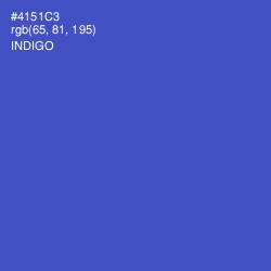 #4151C3 - Indigo Color Image