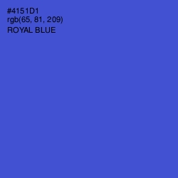 #4151D1 - Royal Blue Color Image