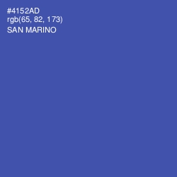 #4152AD - San Marino Color Image