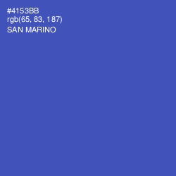 #4153BB - San Marino Color Image