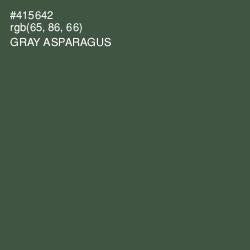 #415642 - Gray Asparagus Color Image