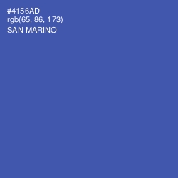 #4156AD - San Marino Color Image