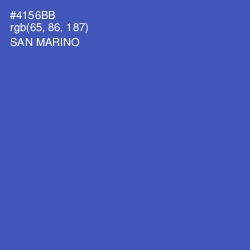 #4156BB - San Marino Color Image