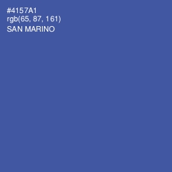 #4157A1 - San Marino Color Image