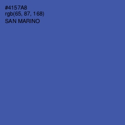 #4157A8 - San Marino Color Image