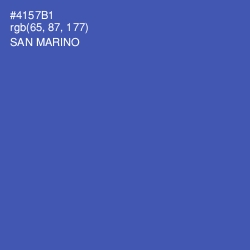 #4157B1 - San Marino Color Image