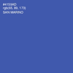 #4159AD - San Marino Color Image