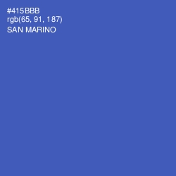 #415BBB - San Marino Color Image