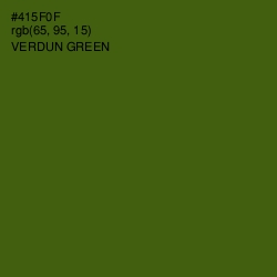 #415F0F - Verdun Green Color Image