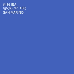 #4161BA - San Marino Color Image