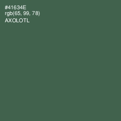 #41634E - Axolotl Color Image