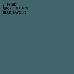 #41646D - Blue Bayoux Color Image