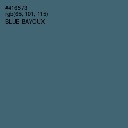 #416573 - Blue Bayoux Color Image