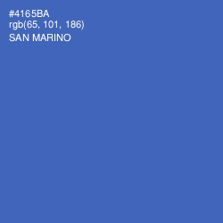 #4165BA - San Marino Color Image