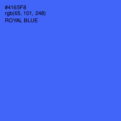 #4165F8 - Royal Blue Color Image