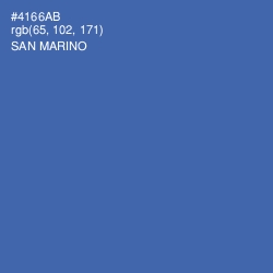 #4166AB - San Marino Color Image