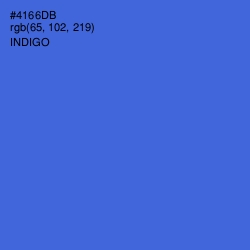 #4166DB - Indigo Color Image