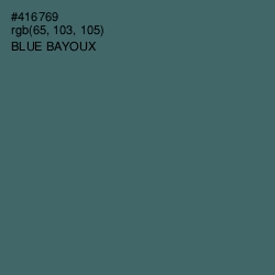 #416769 - Blue Bayoux Color Image