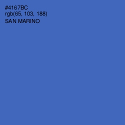 #4167BC - San Marino Color Image