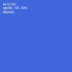 #4167DC - Indigo Color Image