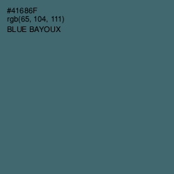 #41686F - Blue Bayoux Color Image