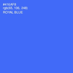 #416AF8 - Royal Blue Color Image