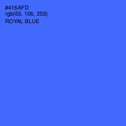 #416AFD - Royal Blue Color Image