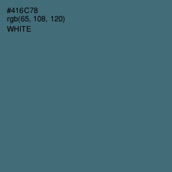 #416C78 - Blue Bayoux Color Image