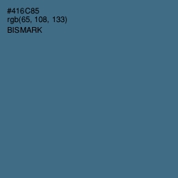 #416C85 - Bismark Color Image