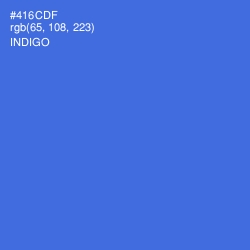 #416CDF - Indigo Color Image